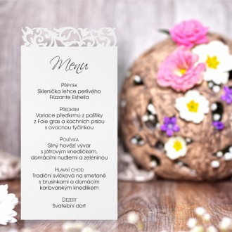 Wedding menu L2151m