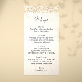 Wedding menu L2151m