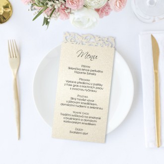 Wedding menu L2151m