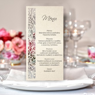 Wedding menu L2174m