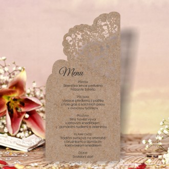 Wedding menu L2178m