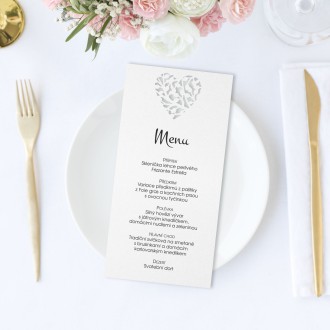 Wedding menu L2191m
