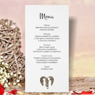 Wedding menu L2192m
