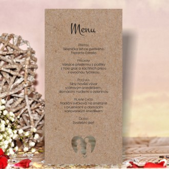 Wedding menu L2192m