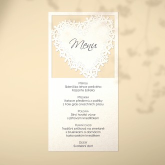Wedding menu L2207m