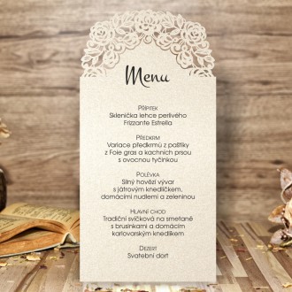 Wedding menu L3037m