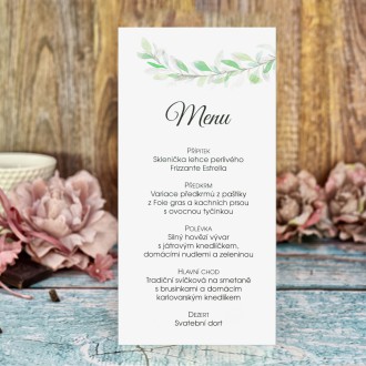 Wedding menu L3008m