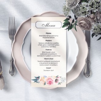 Wedding menu FO1301m
