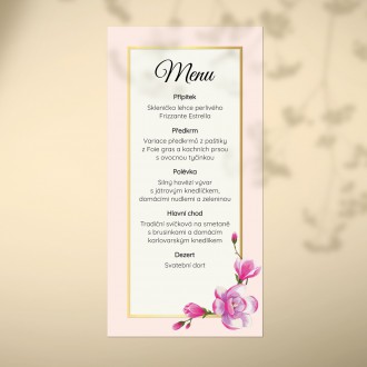 Wedding menu FO1304m