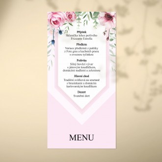 Wedding menu FO1306m