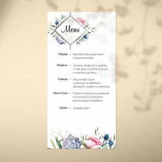 Wedding menu FO1308m