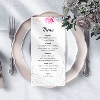 Wedding menu FO1309m