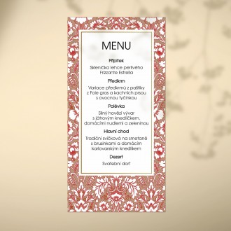 Wedding menu FO1315m