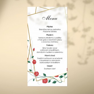 Wedding menu FO1324m
