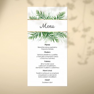Wedding menu FO1327m