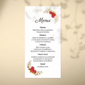 Wedding menu FO1329m