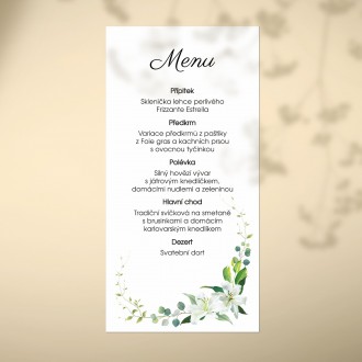 Wedding menu FO1331m