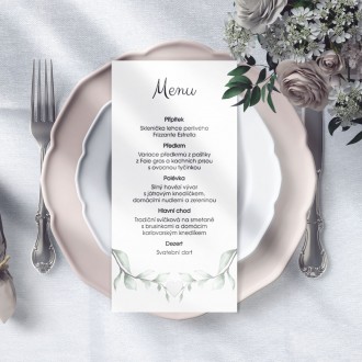 Wedding menu FO1336m