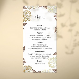 Wedding menu FO1340m