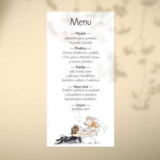 Wedding menu FO1343m
