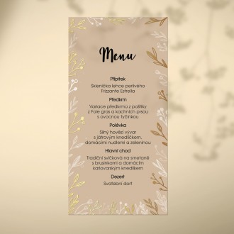 Wedding menu FO1344m