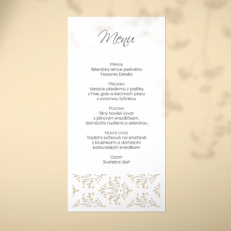 Wedding menu L2102m