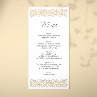 Wedding menu L2108m