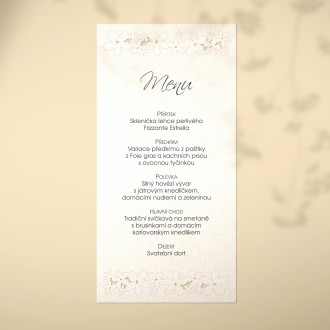 Wedding menu L2110m