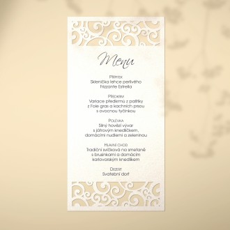 Wedding menu L2112m