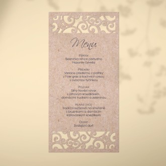 Wedding menu L2112m