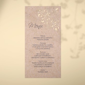 Wedding menu L2113m