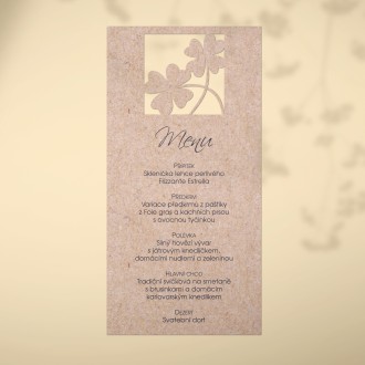 Wedding menu L2116m