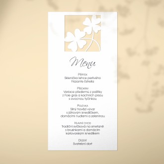 Wedding menu L2116m
