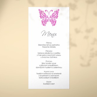 Wedding menu L2117m