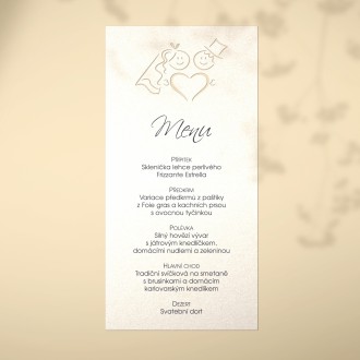 Wedding menu L2124m