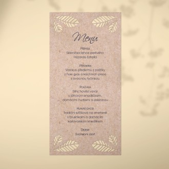 Wedding menu L2128m