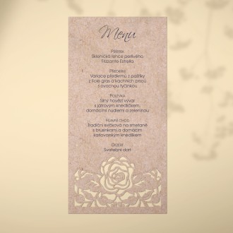 Wedding menu L2130m