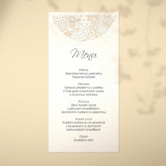 Wedding menu L2133m