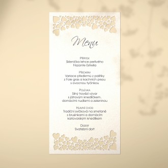 Wedding menu L2137m