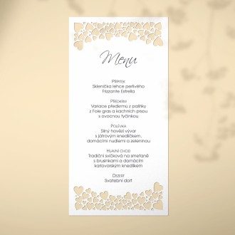Wedding menu L2137m