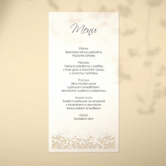 Wedding menu L2138m