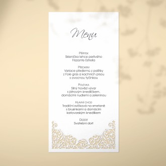 Wedding menu L2139m