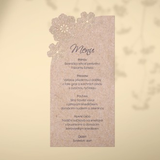 Wedding menu L2144m