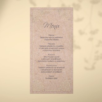 Wedding menu L2145m