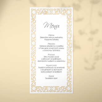 Wedding menu L2146m