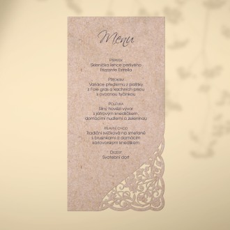 Wedding menu L2147m