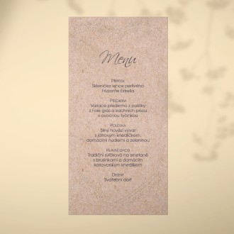 Wedding menu L2149m