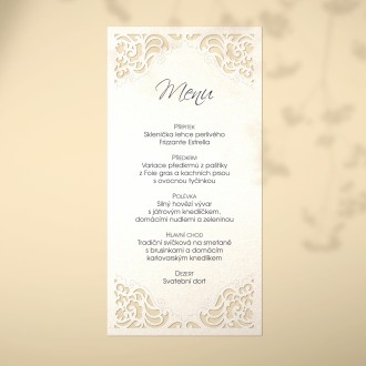 Wedding menu L2150m