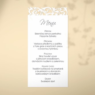 Wedding menu L2152m