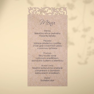 Wedding menu L2153m
